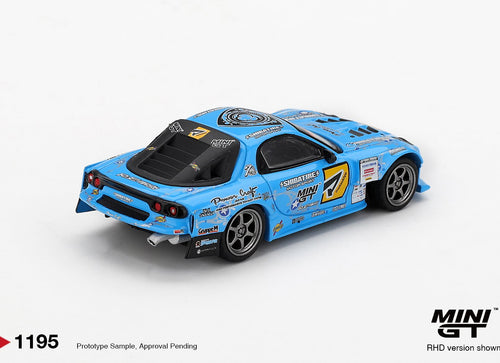 Load image into Gallery viewer, (Pre-order)MINI GT #1195 Mazda RX-7 RE-Amemiya 2025 D1GP Diecast Model Car

