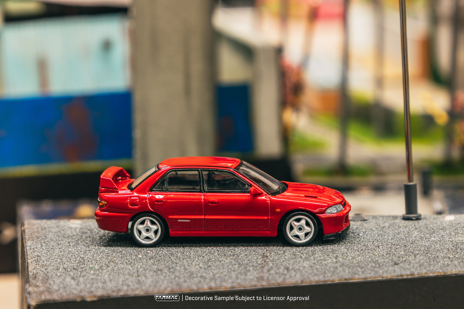 Tarmac Works 1/64 Mitsubishi Lancer GSR Evolution II Red Model Car