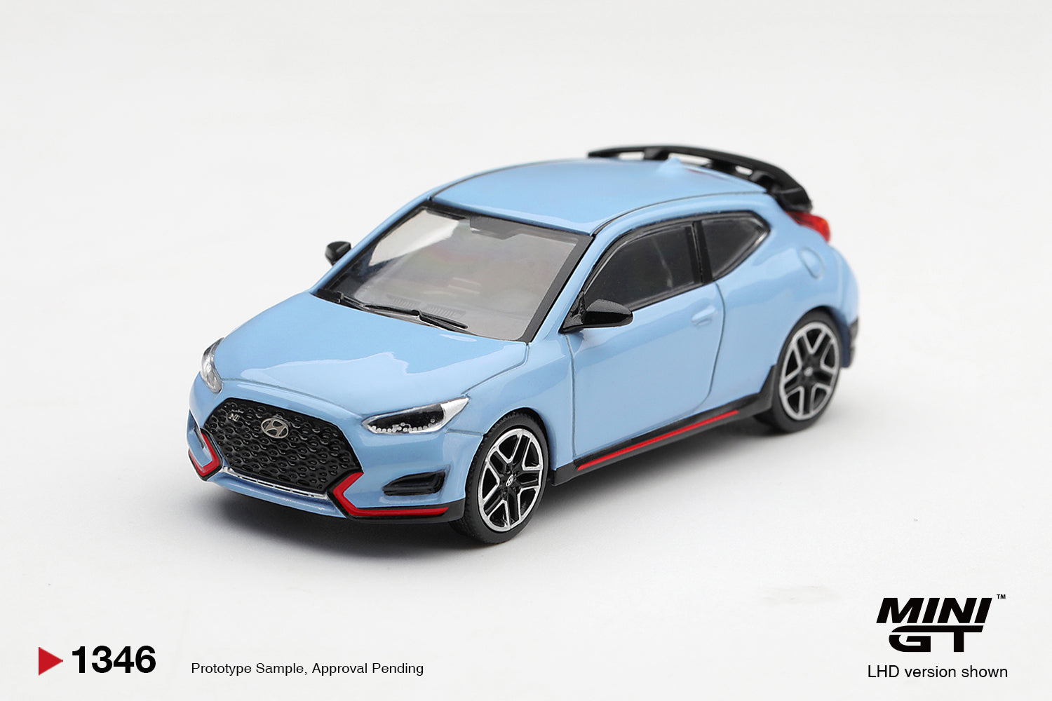 (Pre-order) Mini GT #1346 Hyundai Veloster N Performance Blue LHD