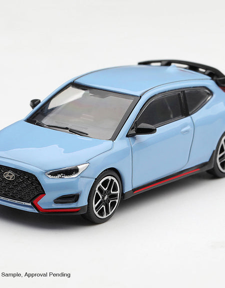 (Pre-order) Mini GT #1346 Hyundai Veloster N Performance Blue LHD