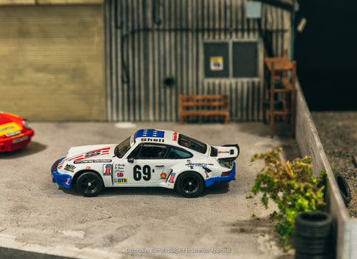 Load image into Gallery viewer, (Pre-order) Tarmac Works 1/64 Porsche 911 Carrera RSR 3.0 24h Le Mans 1975 #69
