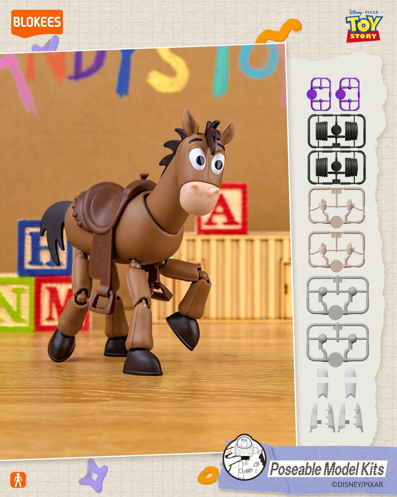 Blokees Model Kits - Toy Story Elite Version EV01 1Box Set of 6pcs
