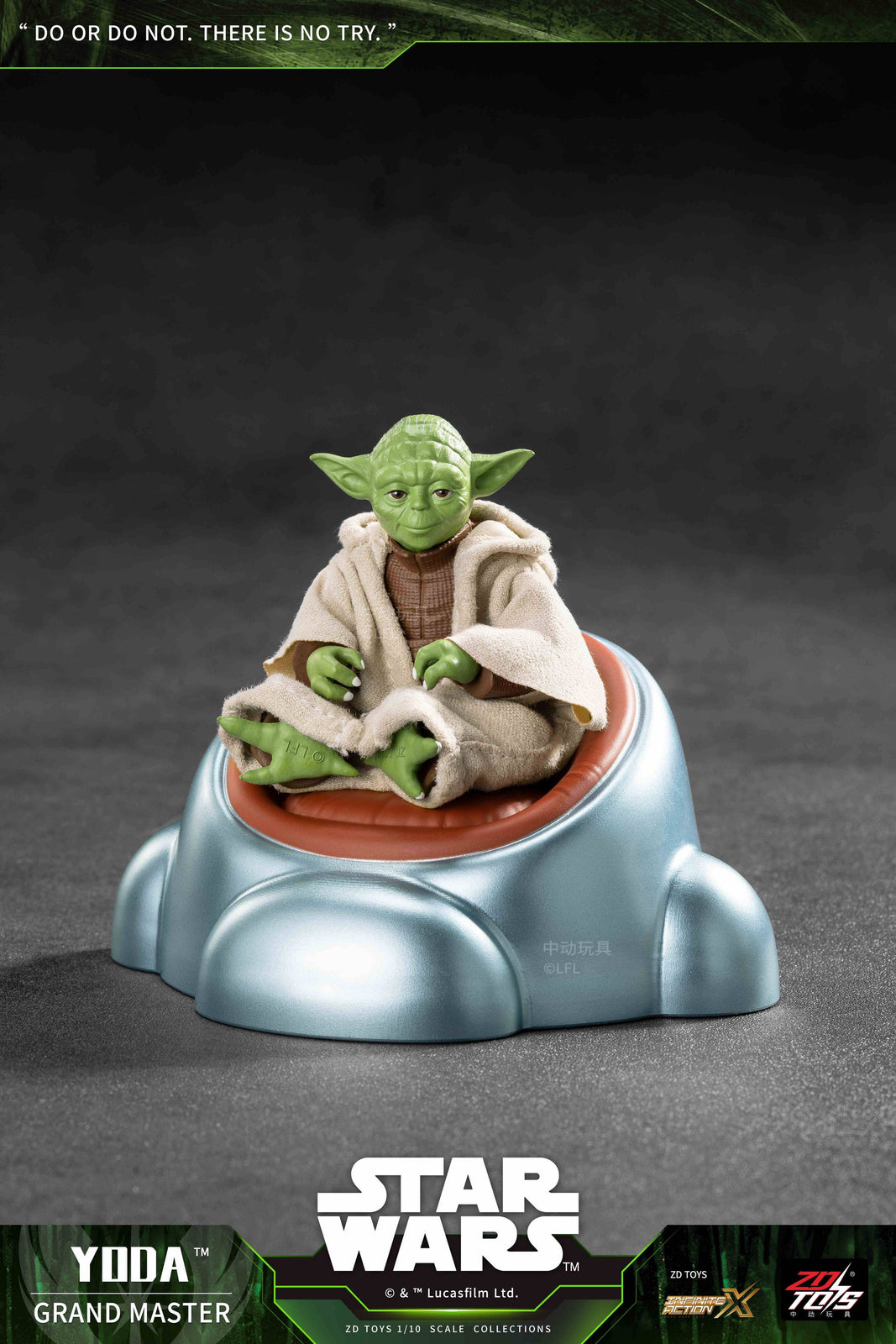 ZD Toys Star Wars 1:10 Action Figure Grand Master Yoda