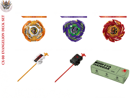 Takara Tomy Mall STORE Exclusive BEYBLADE X CX-00 Evangelion Deck Set