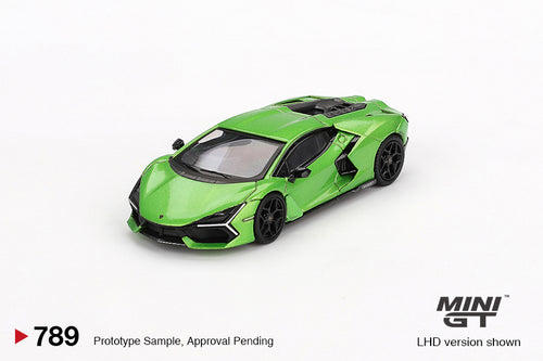 Load image into Gallery viewer, Mini GT #789 1/64 Lamborghini Revuelto  Verde Selvans LHD Model Car

