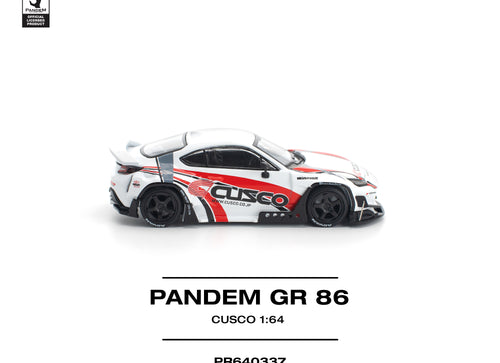 Load image into Gallery viewer, (Pre-order) POPRACE 1/64 PANDEM GR86 - CUSCO Diecast Model Car
