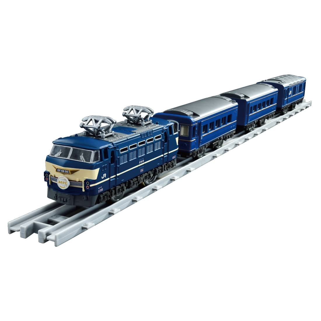 Takara Tomy Plarail Real Class Blue Train Asakaze Model Train Playset