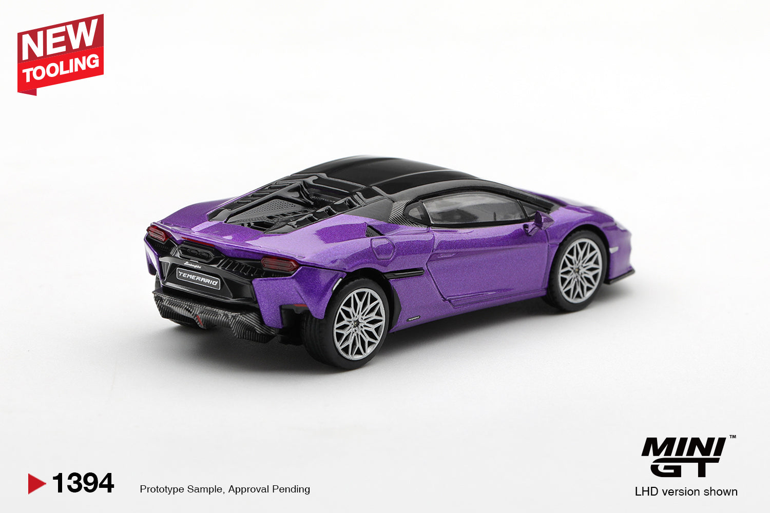 (Pre-order) Mini GT #1394 Lamborghini Temerario Viola Pasifae RHD Diecast Model