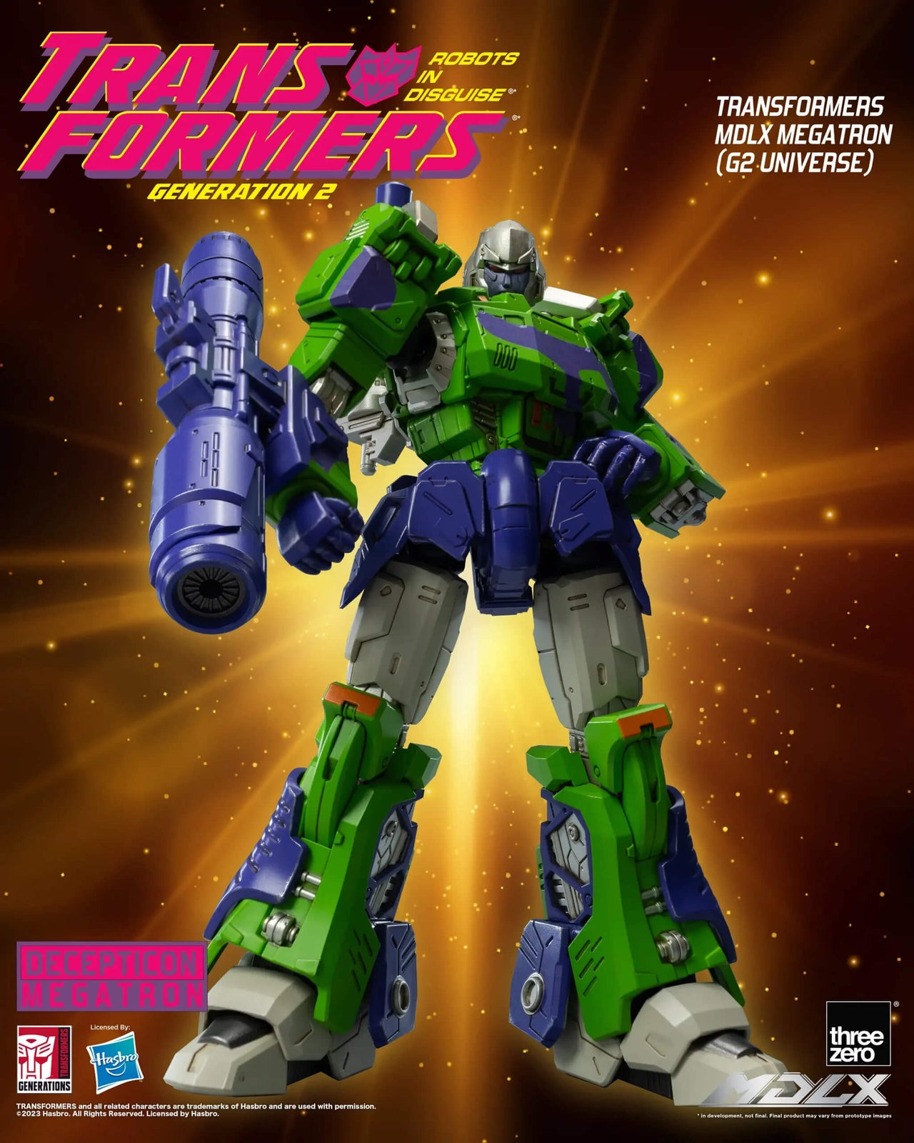 Threezero MDLX Action Figure - Transformers Megatron (G2 Universe)