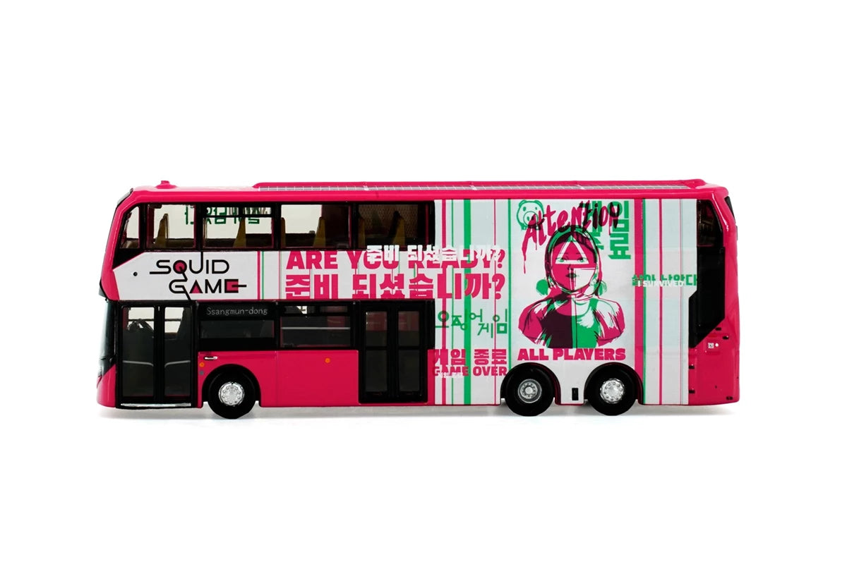 Tiny City 1/110 Die-cast Model Car - Enviro500EV Electric Bus (Squid Game S2)