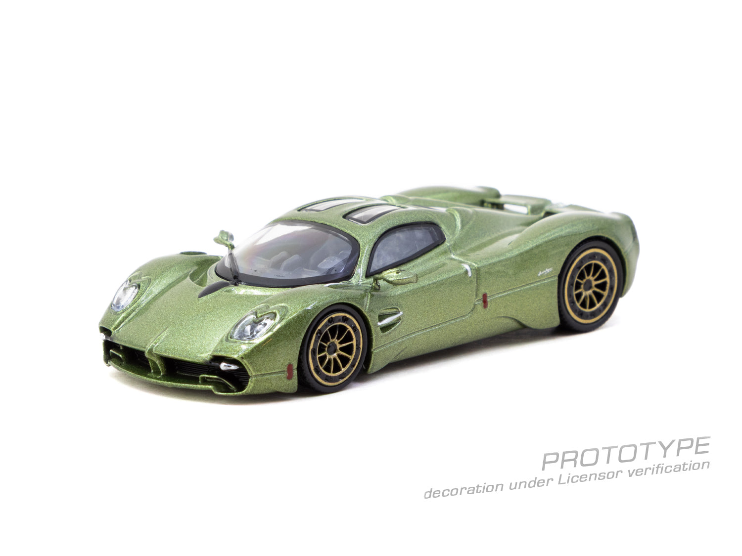 (Pre-order) Tarmac Works Pagani Utopia Green Metallic 1/64 Diecast Model Car