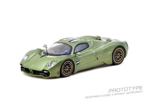 Load image into Gallery viewer, (Pre-order) Tarmac Works Pagani Utopia Green Metallic 1/64 Diecast Model Car
