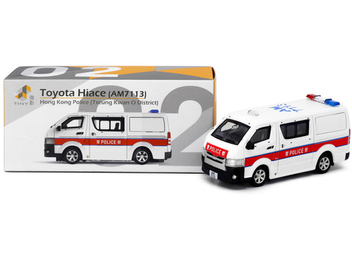 Load image into Gallery viewer, Tiny City 02 Die-cast Model Car - Toyota Hiace (Silver Wheel) (AM7113)
