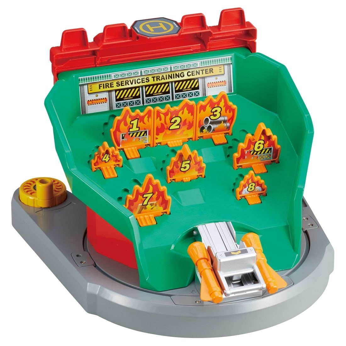 Takara Tomy Tomica Tomica World Sound Firefighting Training Center Playset