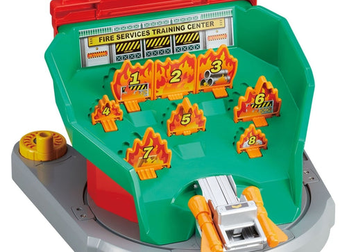 Load image into Gallery viewer, Takara Tomy Tomica Tomica World Sound Firefighting Training Center Playset
