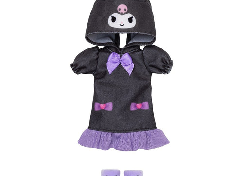 Load image into Gallery viewer, Takara Tomy Licca-chan Kuromi Roomwear Themed Loungewear and Slipper (NO DOLL)
