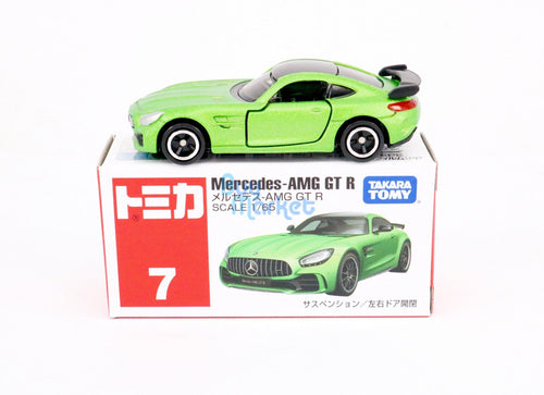 Load image into Gallery viewer, Takara Tomy TOMICA No.007 Mercedes Benz AMG GT-R (GREEN) Diecast Toy Car Japan
