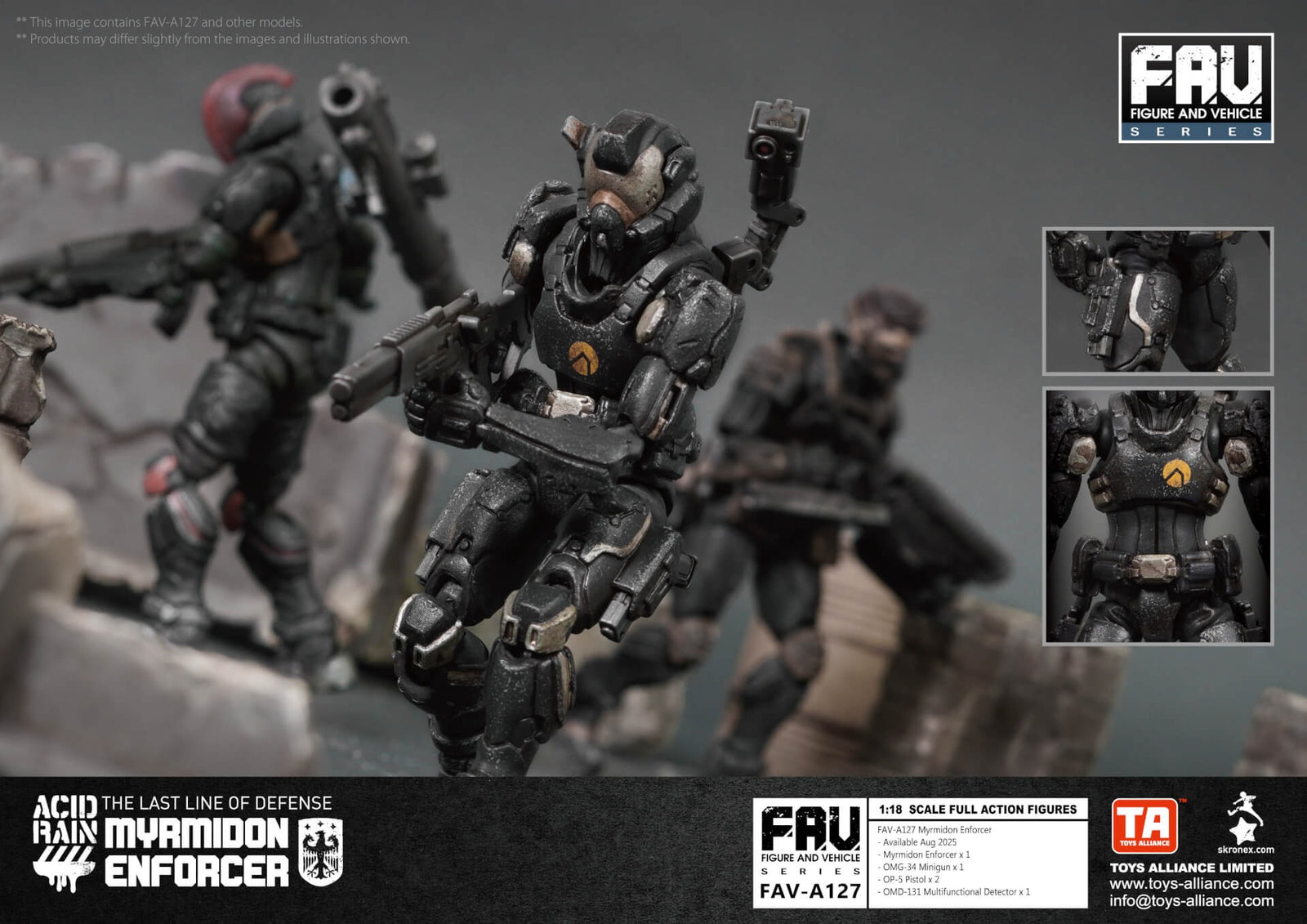 Acid Rain x Toy Alliance FAV-A127 Myrmidon Enforcer Action Figure