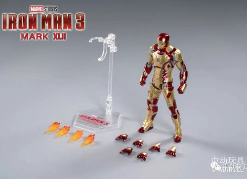 Load image into Gallery viewer, ZD Toys Marvel Avengers 1/10 Iron Man MK42 Action Figure Set
