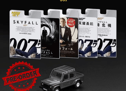Load image into Gallery viewer, (Pre-order) Mini GT #918 Land Rover Defender 110 Crew Cab 007 Skyfall Diecast
