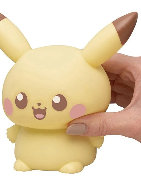 Takara Tomy Pokemon - Pokepeace Puni Kyun Light Pikachu Wow Figure