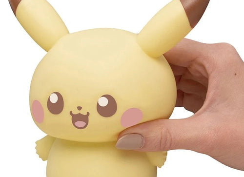 Load image into Gallery viewer, Takara Tomy Pokemon - Pokepeace Puni Kyun Light Pikachu Wow Figure
