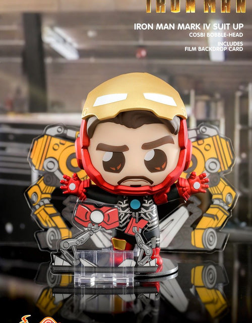 Load image into Gallery viewer, Hot Toys Marvel Iron Man Suit Up Cosbi Bobble-Head with Film Card (SET of 8)
