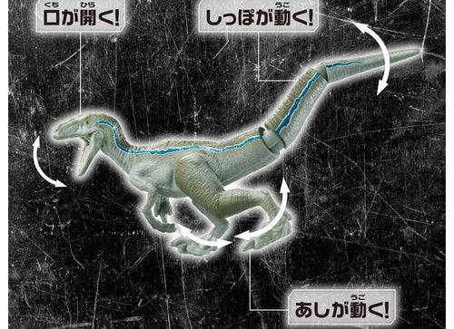 Load image into Gallery viewer, Takara Tomy ANIA Animal Jurassic World Blue Action Figure with Battle Card
