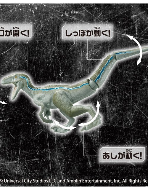Load image into Gallery viewer, Takara Tomy ANIA Animal Jurassic World Blue Action Figure with Battle Card
