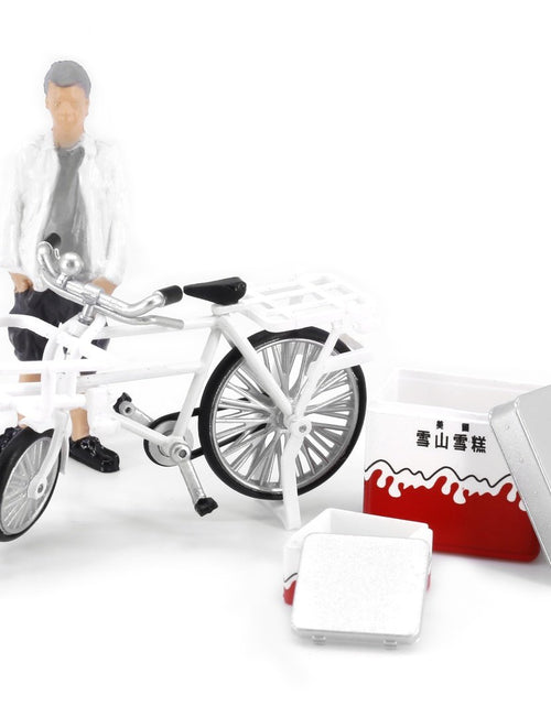 Load image into Gallery viewer, Tiny City Die-cast Model 1/35 Ice Cream bicycle
