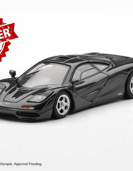 (Pre-order) Mini GT #1303 McLaren F1 Blue Black Metallic LHD Diecast Model Car