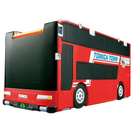 Takara Tomy Tomica World Vehicle Town Big Transforming Double-Decker Bus Rotary