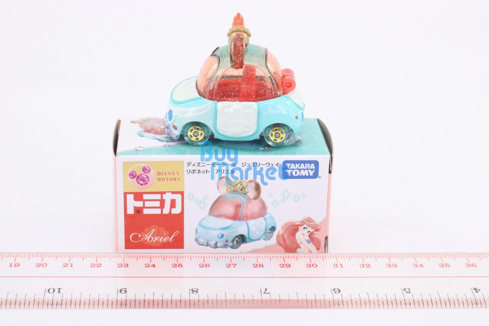 Takara Tomy Tomica Disney Motors Jewelryway Ribonet Ariel Mini Diecast Toy Car