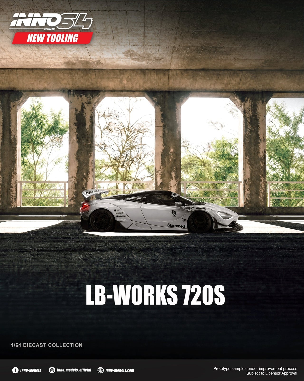 (Pre-order) INNO64 1/64 LIBERTY WALK 720S Diecast Model Car