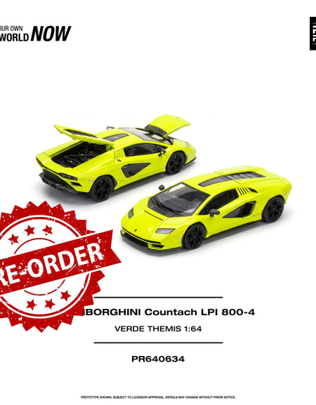 (Pre-order) POP RACE LAMBORGHINI COUNTACH LPI 800-4 VERDE THEMIS #PR640634