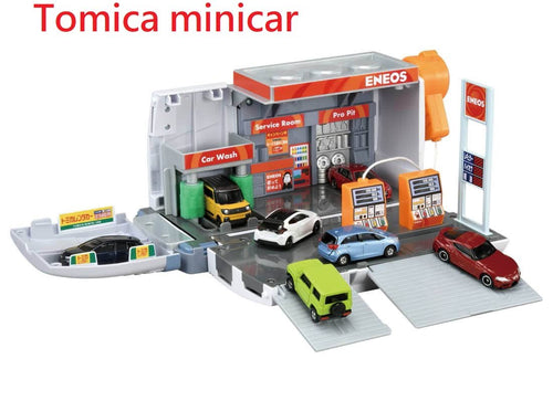 Load image into Gallery viewer, Takara Tomy Tomica World - Transform Tank Truck Gas Station (No Cars included)
