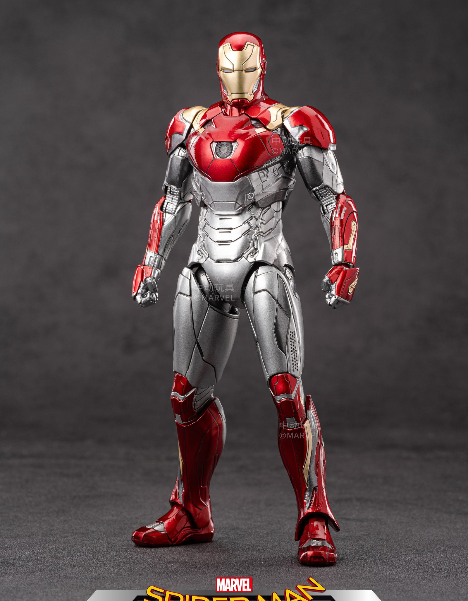 ZD Toys Marvel Avengers 1/10 Iron Man MK47 Action Figure Set