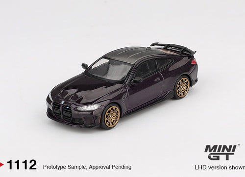 Load image into Gallery viewer, (Pre-order) MINI GT #1112 BMW M4 M-Performance (G82) Daytona Violet LHD Model
