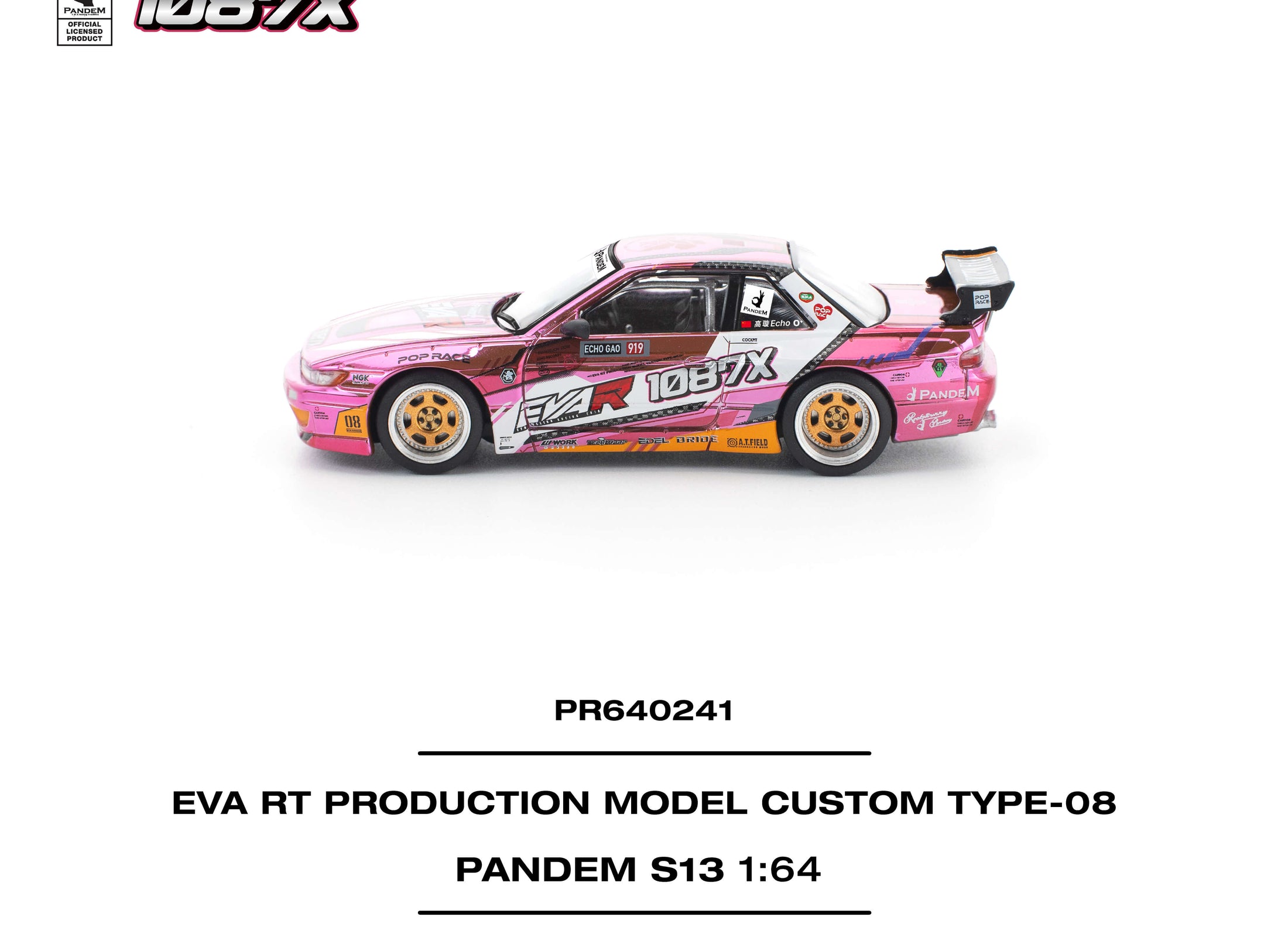 POPRACE 1/64 PANDEM SILVIA S13 EVA RT PRODUCTION CUSTOM TYPE-08