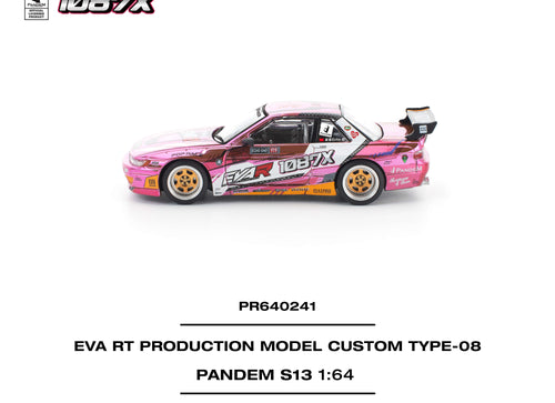 Load image into Gallery viewer, POPRACE 1/64 PANDEM SILVIA S13 EVA RT PRODUCTION CUSTOM TYPE-08
