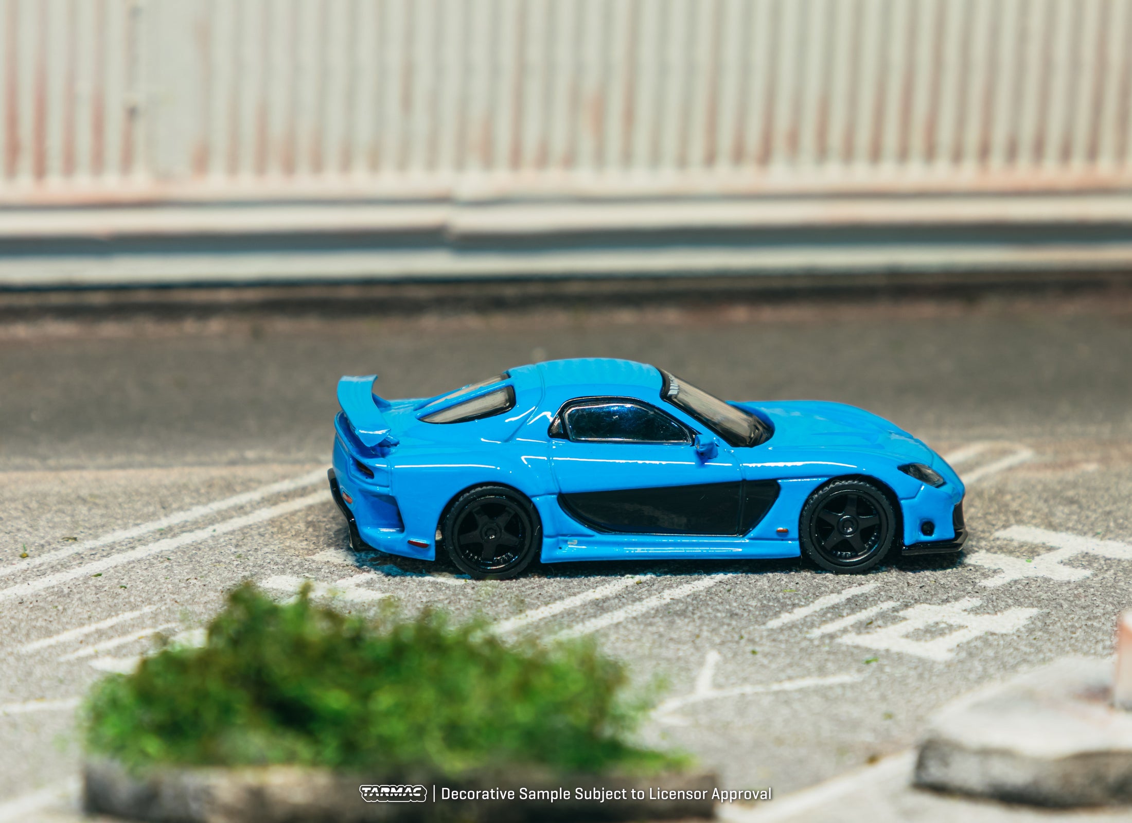 (Pre-order) Tarmac Works 1/64 Mazda RX-7 VeilSide Fortune7 Blue Model Car