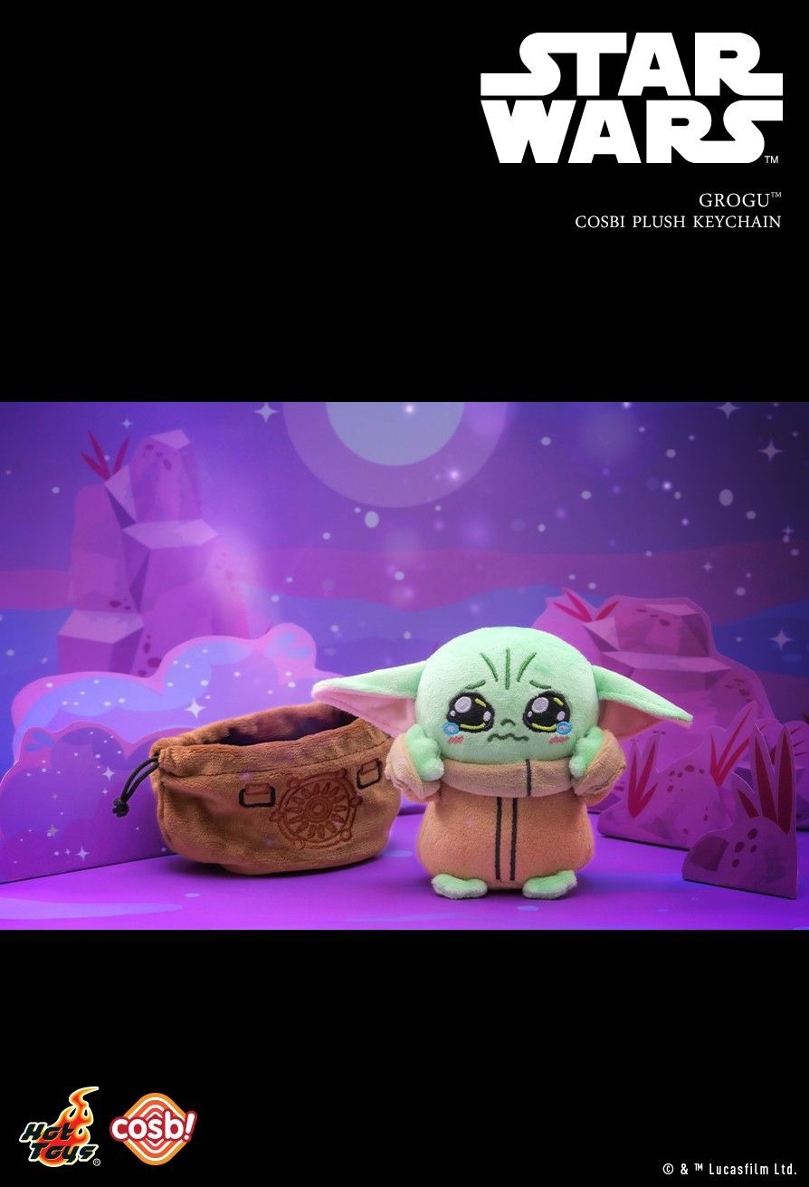 Hot Toys Star Wars Grogu Cosbi Plush Keychain Collection (Full set of 6)