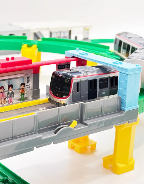 Load image into Gallery viewer, Takara Tomy Plarail Hong Kong MTR Passenger Train Kwun Tong Line Q Set

