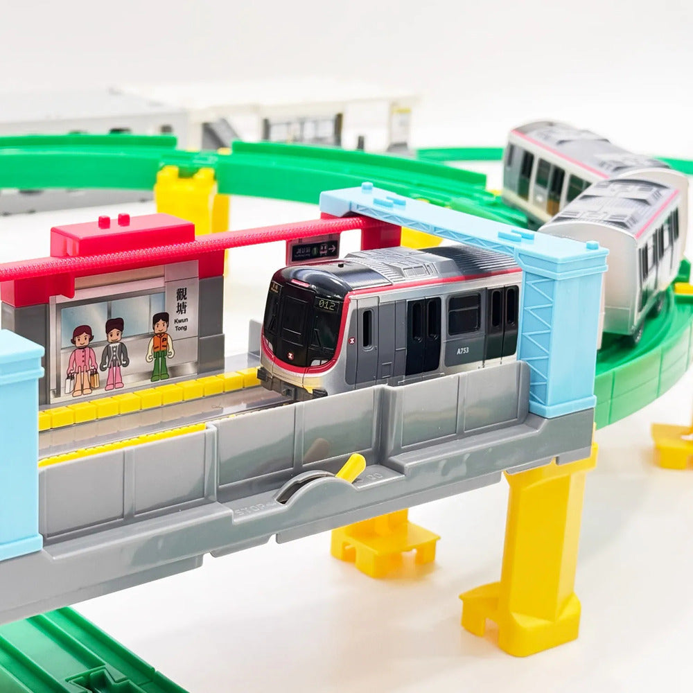 Takara Tomy Plarail Hong Kong MTR Passenger Train Kwun Tong Line Q Set