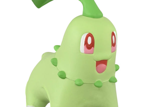 Load image into Gallery viewer, Takara Tomy Pokemon Pocket Monster Moncolle Chikorita 4cm Mini Figure
