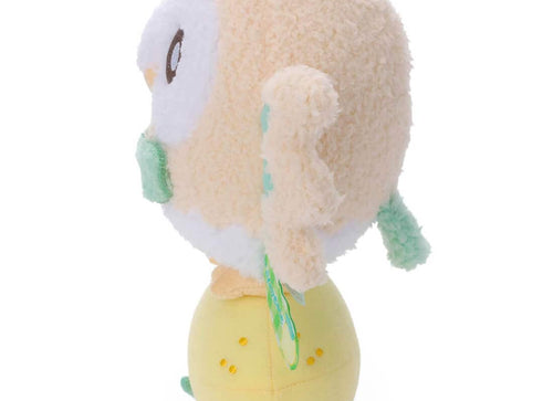 Load image into Gallery viewer, Takara Tomy Arts Pokepiece Soft Plush Toy Rowlet (Colorful Ver.) 24cm
