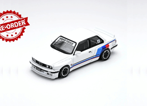 Load image into Gallery viewer, (Pre-order) INNO64 1/64 PANDEM ROCKET BUNNY E30 White Diecast Model Car
