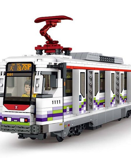 Royal Toys Building Blocks City Story Bricks RT43: Mtr Light Rail Train Iv (810 Pcs/Pzs)