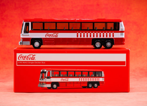Load image into Gallery viewer, Tiny City Die-cast Model Car - 96A3 Single Deck Bus "COCA COLA"
