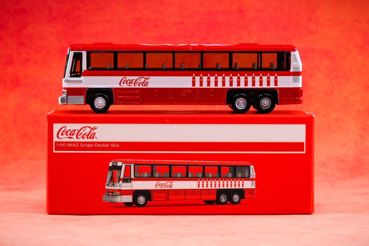 Tiny City Die-cast Model Car - 96A3 Single Deck Bus "COCA COLA"